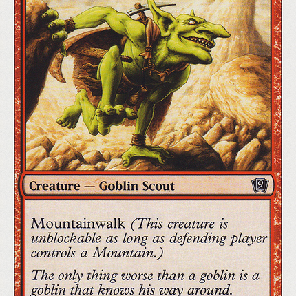Goblin Mountaineer [Ninth Edition]