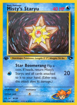 Misty's Staryu - 92/132 [Gym Challenge] Unlimited