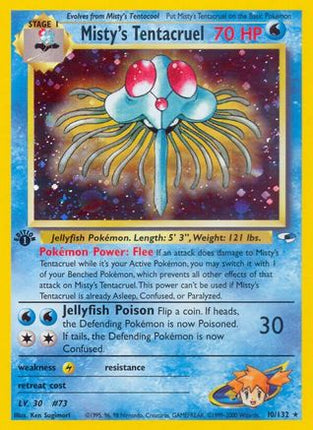 Misty's Tentacruel - 10/132 [Gym Heroes] 1st Edition Holofoil