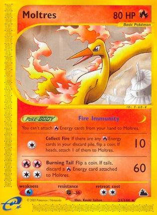Moltres - 21/144 [Skyridge] Reverse Holofoil