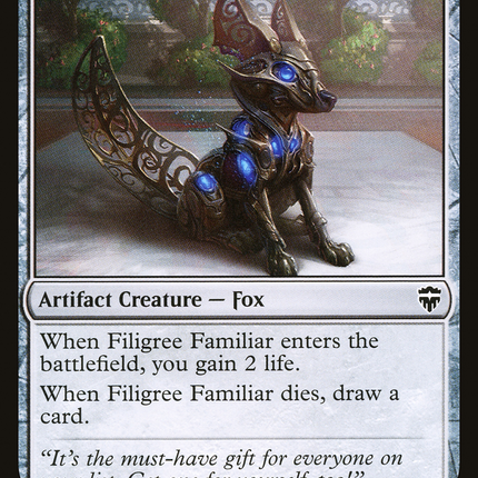 Filigree Familiar [Commander Legends]