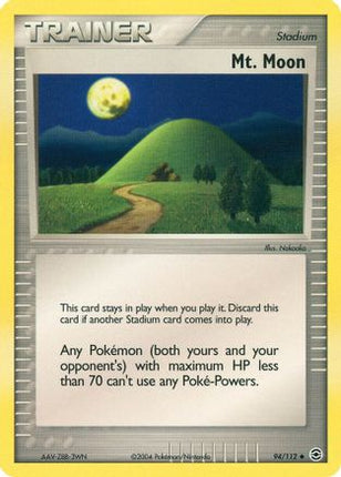 Mt. Moon - 94/112 [FireRed & LeafGreen] Reverse Holofoil