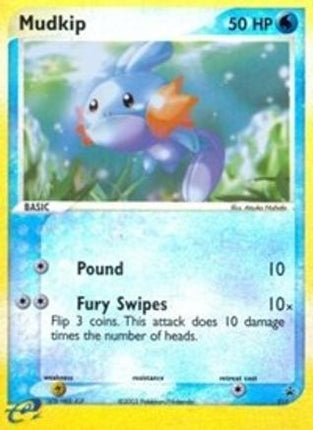 Mudkip - 010 (e-League) - null/null [Nintendo Promos] Reverse Holofoil