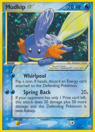 Mudkip Star - 107/112 [Team Rocket Returns] Holofoil