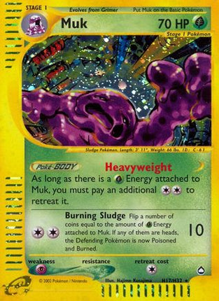 Muk (H17) - H17/147 [Aquapolis] Holofoil