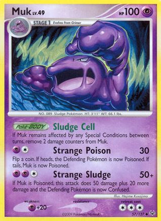 Muk - 57/106 [Platinum] Reverse Holofoil