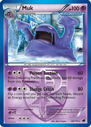 Muk (Team Plasma) - 46/106 [Plasma Freeze]