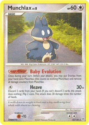 Munchlax - 33/130 [Diamond and Pearl]