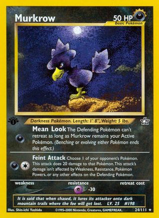 Murkrow - 24/111 [Neo Genesis] 1st Edition