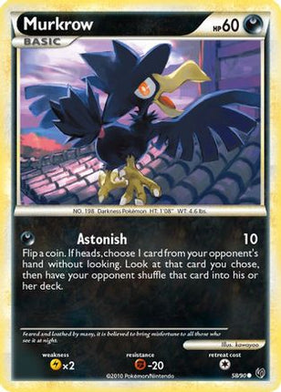 Murkrow (58) - 58/106 [Undaunted] Reverse Holofoil