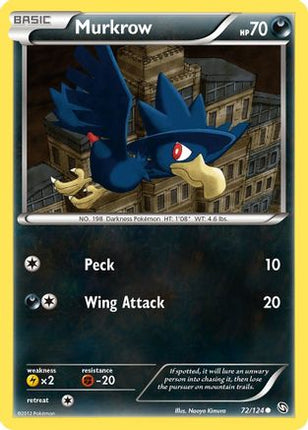 Murkrow - 72/124 [Dragons Exalted] Reverse Holofoil