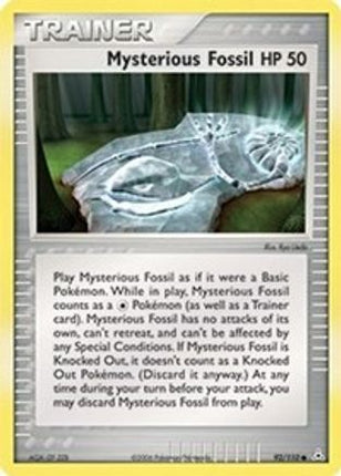 Mysterious Fossil - 92/null [Holon Phantoms] Reverse Holofoil