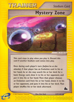 Mystery Zone - 137/144 [Skyridge] Reverse Holofoil