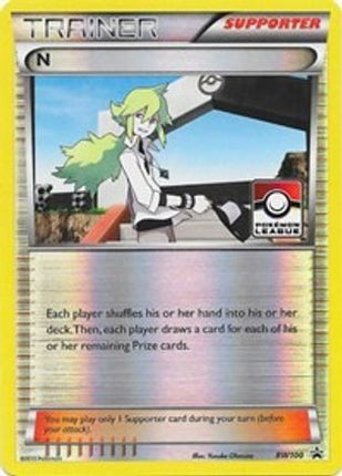 N (Supporter) - BW100 - BW100/null [Black and White Promos] Holofoil