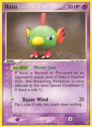 Natu - 66/107 [Deoxys] Reverse Holofoil