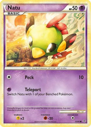 Natu - 55/106 [Unleashed] Reverse Holofoil