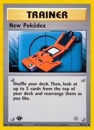 New Pokedex - 95/111 [Neo Genesis] 1st Edition