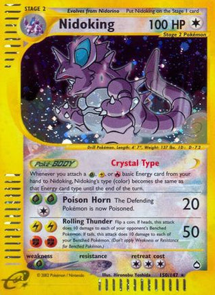 Nidoking (150) - 150/147 [Aquapolis] Holofoil