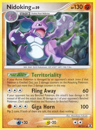 Nidoking - 29/106 [Rising Rivals] Reverse Holofoil