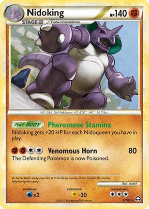 Nidoking - 6/106 [Triumphant] Holofoil