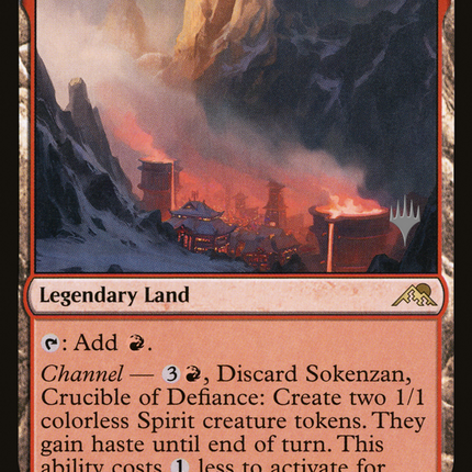 Sokenzan, Crucible of Defiance [Kamigawa: Neon Dynasty Promos]