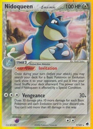Nidoqueen (Delta Species) - 7/106 [Dragon Frontiers] Holofoil