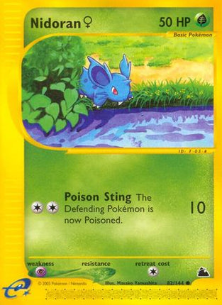 Nidoran F (82) - 82/144 [Skyridge] Reverse Holofoil