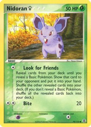 Nidoran F - 70/112 [FireRed & LeafGreen] Reverse Holofoil