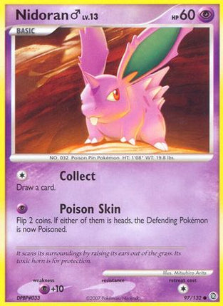 Nidoran M - 97/132 [Secret Wonders] Reverse Holofoil