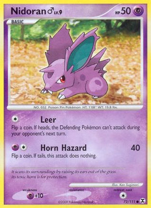 Nidoran M - 72/106 [Rising Rivals] Reverse Holofoil