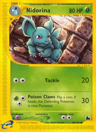 Nidorina - 83/144 [Skyridge] Reverse Holofoil