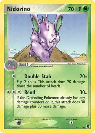 Nidorino - 41/112 [FireRed & LeafGreen] Reverse Holofoil
