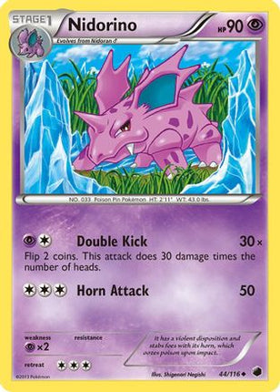 Nidorino - 44/106 [Plasma Freeze] Reverse Holofoil