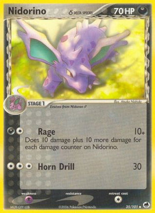 Nidorino (Delta Species) - 35/106 [Dragon Frontiers] Reverse Holofoil