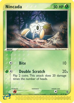 Nincada - 67/97 [Dragon] Reverse Holofoil