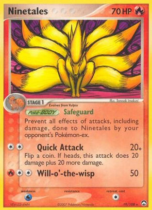 Ninetales - 19/108 [Power Keepers] Reverse Holofoil