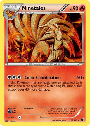 Ninetales - 21/106 [Legendary Treasures] Reverse Holofoil