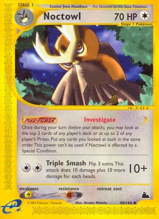 Noctowl - 40/144 [Skyridge] Reverse Holofoil
