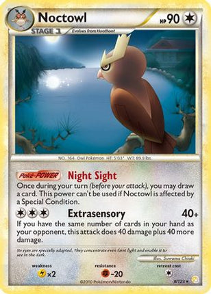 Noctowl - 8/106 [HeartGold SoulSilver] Reverse Holofoil