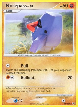 Nosepass - 84/106 [Platinum] Reverse Holofoil