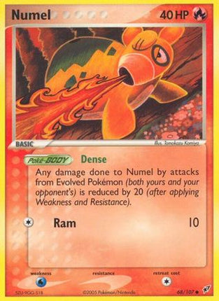 Numel - 68/107 [Deoxys] Reverse Holofoil