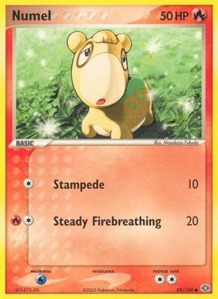 Numel - 058/106 [Emerald] Reverse Holofoil