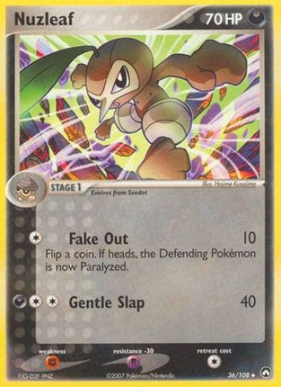 Nuzleaf - 36/108 [Power Keepers] Reverse Holofoil