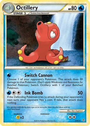Octillery - 6/106 [Unleashed] Reverse Holofoil