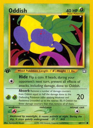 Oddish - 68/111 [Neo Genesis] 1st Edition