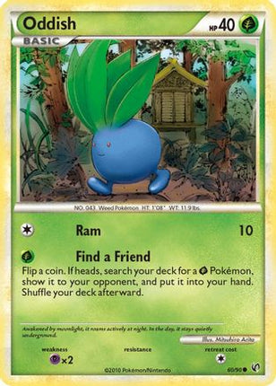Oddish - 60/106 [Undaunted] Reverse Holofoil