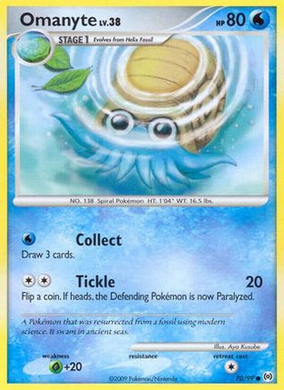 Omanyte - 70/106 [Arceus] Reverse Holofoil
