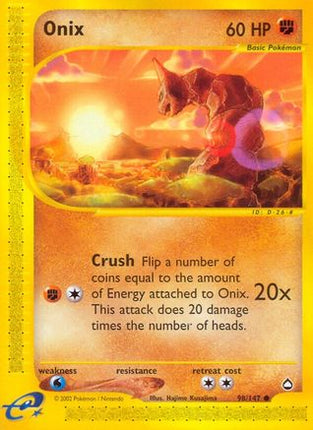 Onix - 98/147 [Aquapolis] Reverse Holofoil