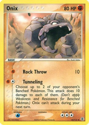 Onix - 42/112 [FireRed & LeafGreen]