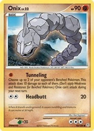Onix - 92/130 [Diamond and Pearl] Reverse Holofoil
